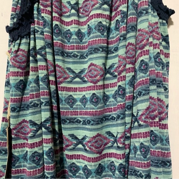 Double D Ranch Boho Western Print Open Front Cardigan Sweater - Picture 7 of 8